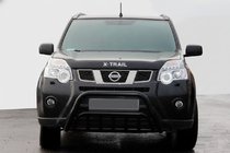 Nissan X-trail T31 2007-2014 Defensa Delantera WT002 Negra (Acero Inoxidable) foto 2