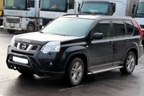 Nissan X-trail T31 2007-2014 Defensa Delantera WT002 Negra (Acero Inoxidable) foto 3