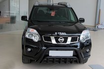 Nissan X-trail T31 2007-2014 Defensa Delantera WT002 Negra (Acero Inoxidable) foto 4