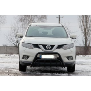Defensa Delantera WT002 Negra (Acero Inoxidable) Nissan X-trail T32/Rogue 2014-2021 foto 1