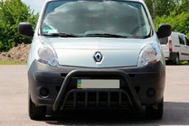 Renault Kangoo 2008–2020 Defensa Delantera WT002 Negra (Acero Inoxidable) foto 2