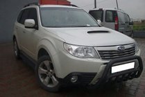 Subaru Forester 2008-2013 Defensa Delantera WT002 Negra (Acero Inoxidable) foto 2