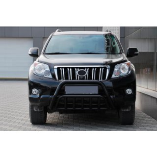 Defensa Delantera WT002 Negra (Acero Inoxidable) Toyota Land Cruiser Prado 150 2009-2023 foto 2