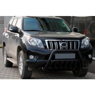 Defensa Delantera WT002 Negra (Acero Inoxidable) Toyota Land Cruiser Prado 150 2009-2023 foto 4