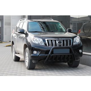 Defensa Delantera WT002 Negra (Acero Inoxidable) Toyota Land Cruiser Prado 150 2009-2023 foto 1
