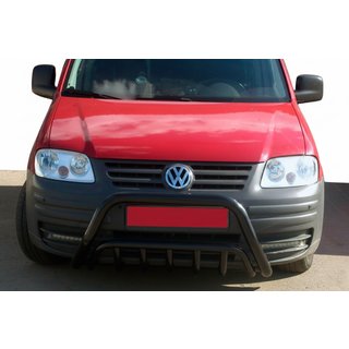 Defensa Delantera WT002 Negra (Acero Inoxidable) Volkswagen Caddy 2004-2010