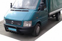 Volkswagen LT 1995-2006 Defensa Delantera WT002 Negra (Acero Inoxidable) foto 2