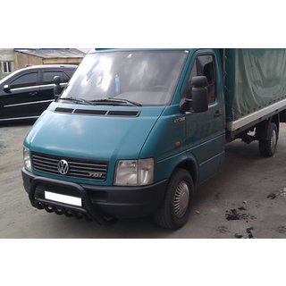Defensa Delantera WT002 Negra (Acero Inoxidable) Volkswagen LT 1995-2006 foto 1