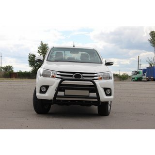 Defensa Delantera WT010 Negra (Acero Inoxidable) foto 2