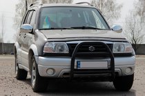 Suzuki Vitara 1998-2006 Defensa Delantera QT007 Negra (Acero Inoxidable) foto 2