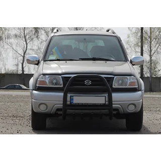 Defensa Delantera QT007 Negra (Acero Inoxidable) foto 3