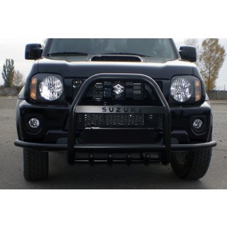 Defensa delantera QT007-Exclusive Black (con inscripción, acero inoxidable) foto 2