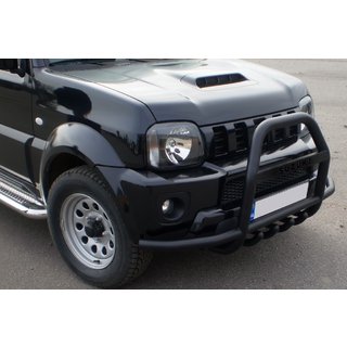 Defensa delantera QT007-Exclusive Black (con inscripción, acero inoxidable) foto 4