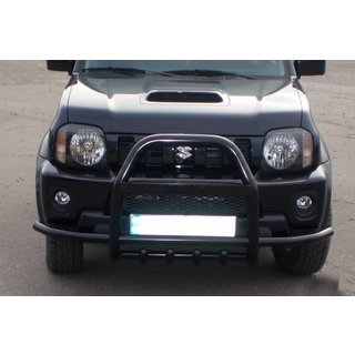 Defensa delantera QT007-Exclusive Black (con inscripción, acero inoxidable) foto 3