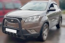 SsangYong Korando 2010-2019 Defensa Delantera F1-40 Negra (Acero Inoxidable) foto 3