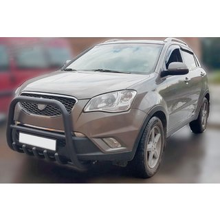 Defensa Delantera F1-40 Negra (Acero Inoxidable) SsangYong Korando 2010-2019 foto 3
