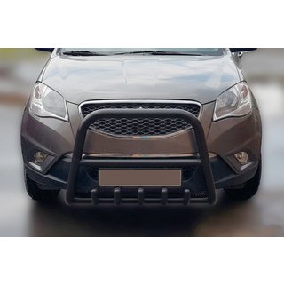 Defensa Delantera F1-40 Negra (Acero Inoxidable) SsangYong Korando 2010-2019 foto 2