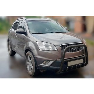 Defensa Delantera F1-40 Negra (Acero Inoxidable) SsangYong Korando 2010-2019 foto 1