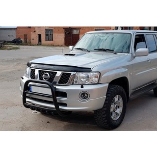 Defensa Delantera QT007 Negra (Acero Inoxidable) foto 2