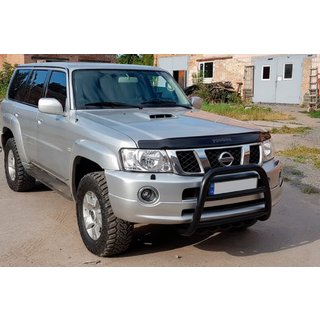 Defensa Delantera QT007 Negra (Acero Inoxidable) foto 3