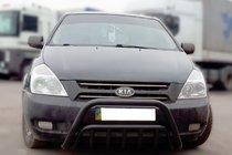 Kia Carnival 2002-2013 Defensa Delantera WT002 Negra (2006-2013, Acero Inoxidable) foto 1