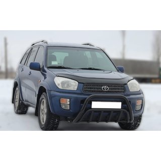 Defensa Delantera WT002 Negra (Acero Inoxidable) Toyota Rav 4 2001-2005 foto 3