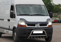 Opel Movano 2004-2010 Defensa Delantera WT003 (Acero Inoxidable) foto 3