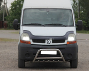 Opel Movano 2004-2010 Defensa Delantera WT003 (Acero Inoxidable) foto 1