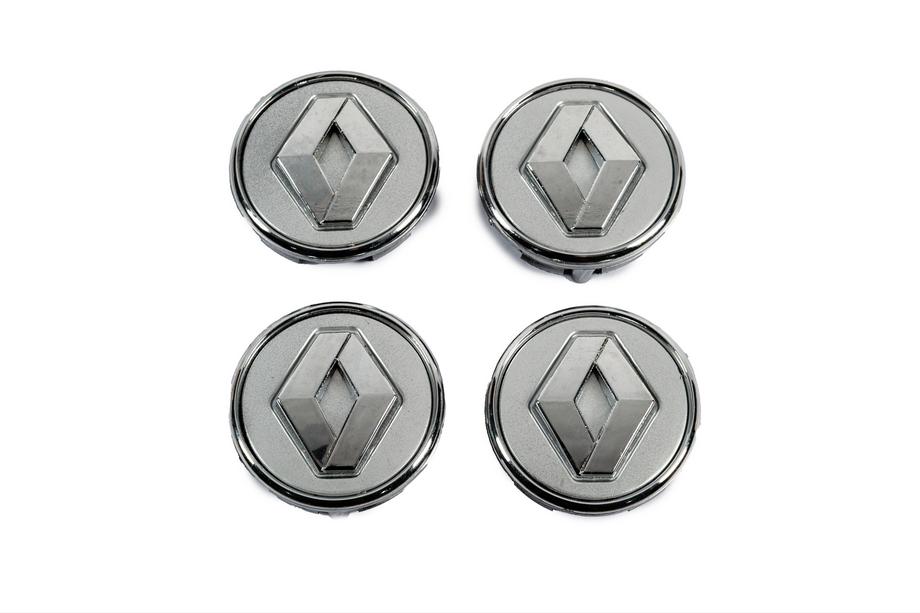 Renault Tapacubos grises con aro 81568GR (57mm a 49mm, juego de 4) Foto 1