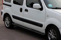 Renault Kangoo 1998-2008 Barras Laterales Black (2 uds, Acero Inoxidable) foto 2
