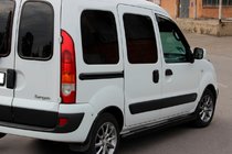 Renault Kangoo 1998-2008 Barras Laterales Black (2 uds, Acero Inoxidable) foto 3