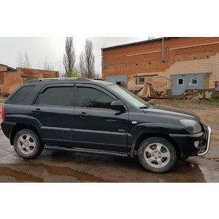Barras Laterales Black (2 uds, Acero Inoxidable) Kia Sportage 2004-2010 foto 4