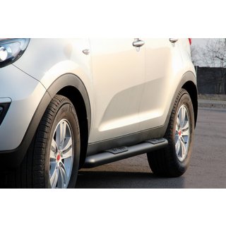 Barras Laterales Black (2 uds, Acero Inoxidable) Kia Sportage 2010-2015 foto 1