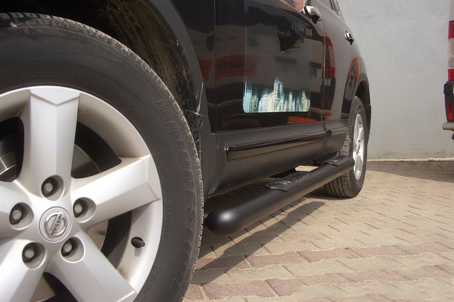 Nissan Qashqai 2007-2010 Barras Laterales Black (2 uds, Acero Inoxidable) Foto 6