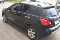Nissan Qashqai 2010-2014 Barras Laterales Black (2 uds, Acero Inoxidable) foto 4