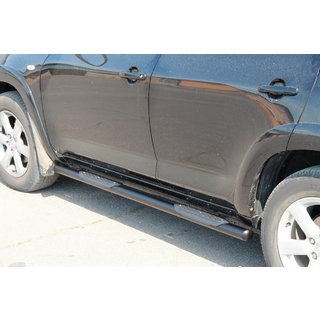 Barras laterales para base estándar Black (2 uds, acero inoxidable) Toyota Rav 4 2006-2013 foto 4