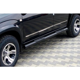 Barras laterales para base estándar Black (2 uds, acero inoxidable) Toyota Rav 4 2006-2013 foto 1