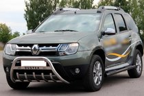 Renault Duster 2008–2017 Barras laterales con insertos Black (2 uds., acero inoxidable) foto 4