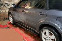 Mitsubishi Outlander 2001-2006 Barras Laterales Black (2 uds, acero inoxidable) foto 4