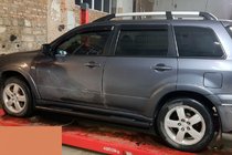 Mitsubishi Outlander 2001-2006 Barras Laterales Black (2 uds, acero inoxidable) foto 2