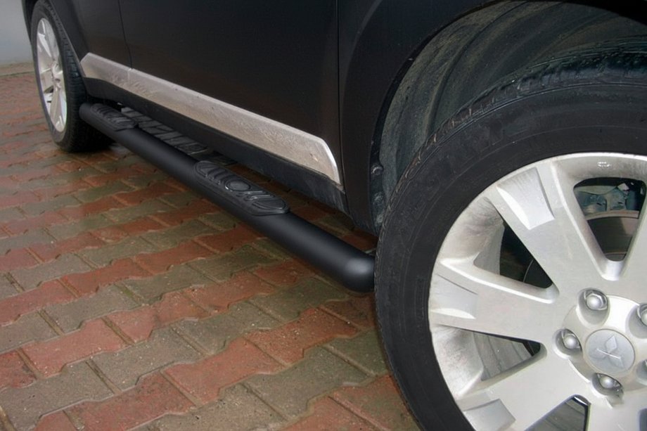 Mitsubishi Outlander 2012-2021 Barras Laterales Black (2 uds, Acero Inoxidable) Image