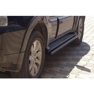 Barras Laterales Black (2 uds, Acero Inoxidable) Mitsubishi Pajero Wagon IV 2006-2021 foto 1