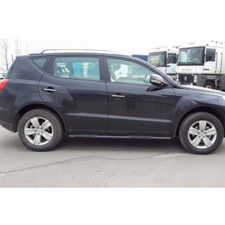 Barras Laterales Black (2 uds, acero inoxidable) Geely Emgrand X7 2011- foto 2