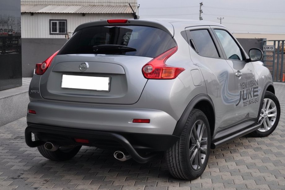 Nissan Juke 2010-2019 Barras Laterales Ø60 Negro (2 uds., Acero Inoxidable) Foto 3