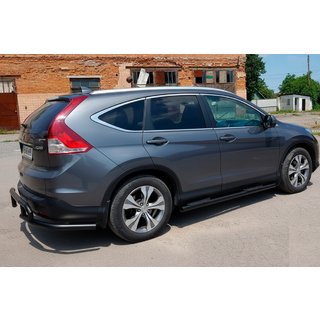 Barras Laterales BB002 Negro (2 uds, Acero Inoxidable) Honda CRV 2012-2016 foto 4