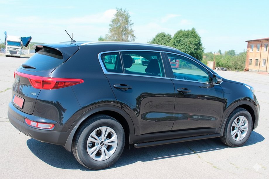 Kia Sportage 2015-2021 Barras Laterales BB001 Negro (2 uds, Acero Inoxidable) Foto 3
