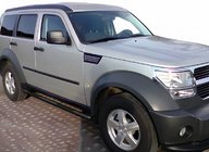 Dodge Nitro 2006-2011 Barras Laterales Black (2 uds, acero inoxidable) foto 2