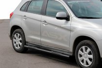 Mitsubishi Eclipse Cross 2017- Barras Laterales BB002 Negro (2 uds, Acero Inoxidable) foto 2