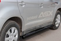Mitsubishi Eclipse Cross 2017- Barras Laterales BB002 Negro (2 uds, Acero Inoxidable) foto 1