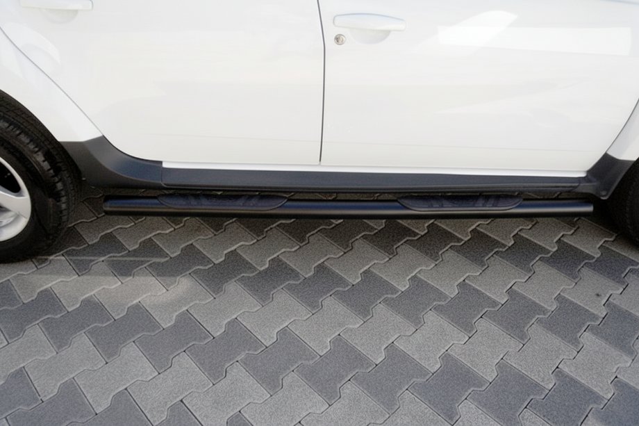 Renault Duster 2018-2024 Barras Laterales BB002 Negro (2 uds, Acero Inoxidable) Image